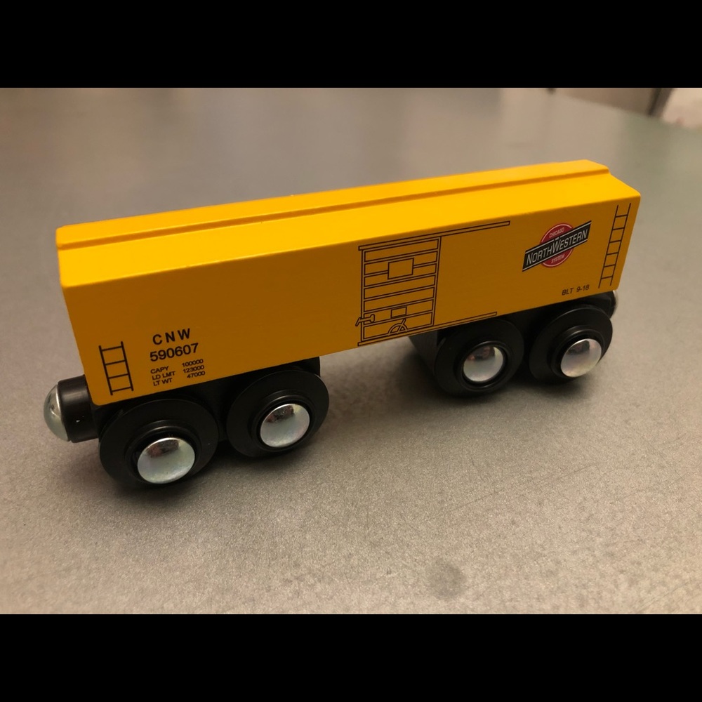 Lightly used Wood train